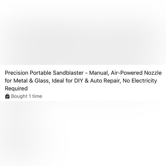 Air abrasive spot blaster - Picture 4 of 5